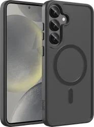 Buddi Frost Samsung Galaxy S25 Plus / S24 Plus Hoesje MagSafe Matte Zwart afbeelding