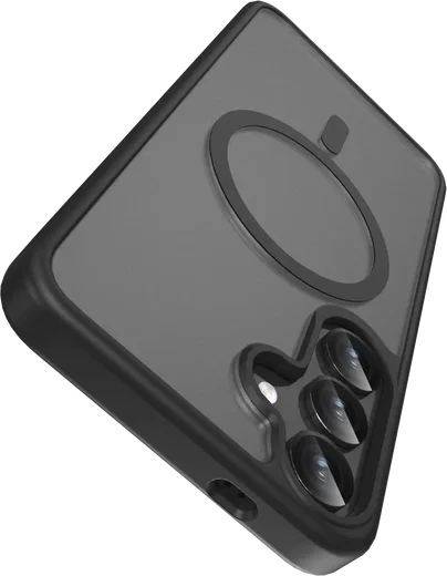 Buddi Frost Samsung Galaxy S25 Plus / S24 Plus Hoesje MagSafe Matte Zwart afbeelding 5