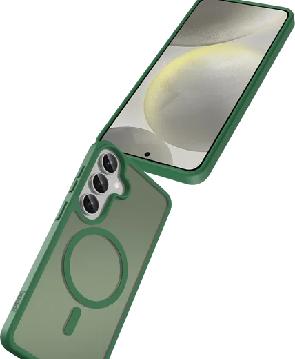Buddi Frost Samsung Galaxy S25 Plus / S24 Plus Hoesje MagSafe Matte Groen afbeelding 7