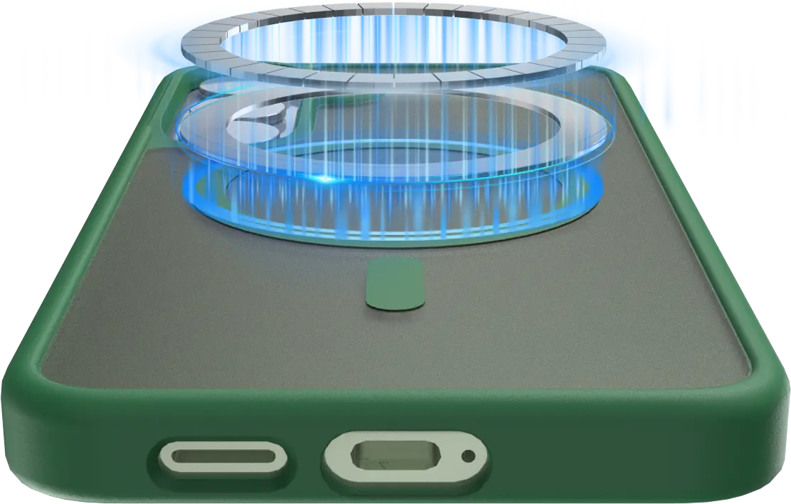 Buddi Frost Samsung Galaxy S25 Plus / S24 Plus Hoesje MagSafe Matte Groen afbeelding 6