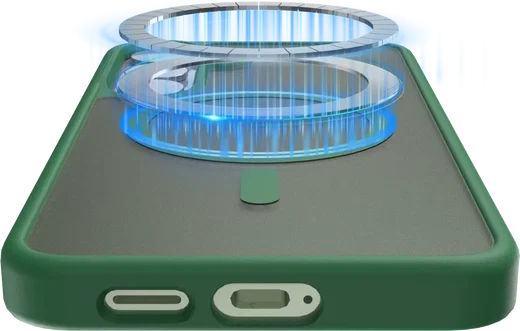 Buddi Frost Samsung Galaxy S25 Plus / S24 Plus Hoesje MagSafe Matte Groen afbeelding 6