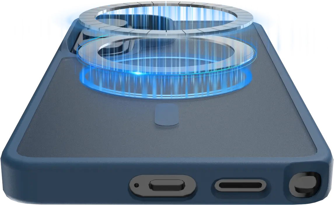 Buddi Frost Samsung Galaxy S25 Ultra Hoesje MagSafe Back Cover Mat Donker Blauw afbeelding 6