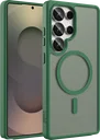 Buddi Frost Samsung Galaxy S25 Ultra Hoesje MagSafe Back Cover Mat Groen