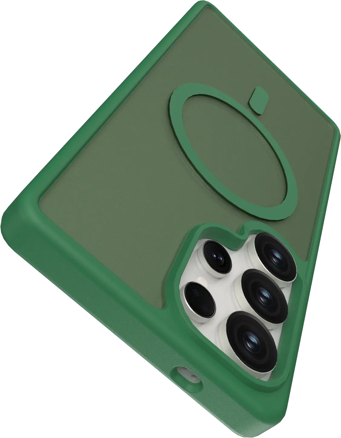 Buddi Frost Samsung Galaxy S25 Ultra Hoesje MagSafe Back Cover Mat Groen afbeelding 5