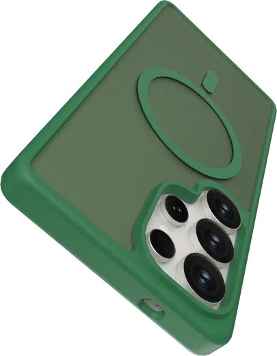 Buddi Frost Samsung Galaxy S25 Ultra Hoesje MagSafe Back Cover Mat Groen afbeelding 5