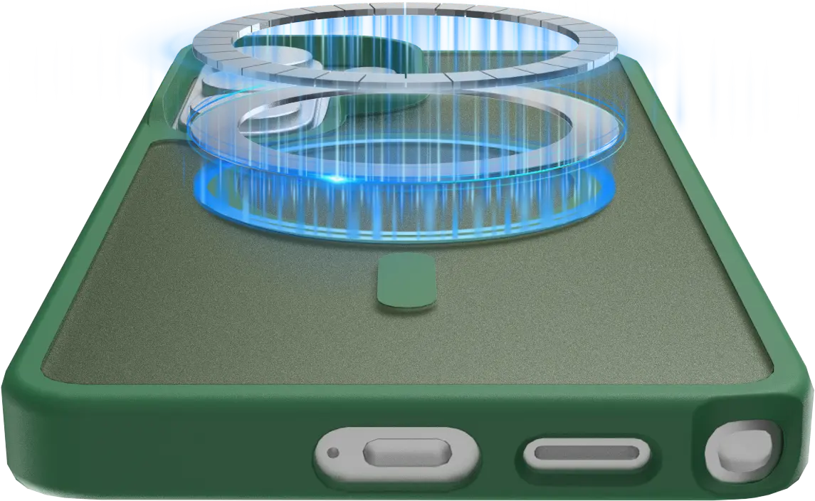 Buddi Frost Samsung Galaxy S25 Ultra Hoesje MagSafe Back Cover Mat Groen afbeelding 6