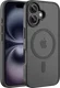 Buddi Frost Apple iPhone 16 Hoesje MagSafe Back Cover Matte Zwart afbeelding 1