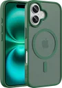 Buddi Frost Apple iPhone 16 Hoesje MagSafe Back Cover Matte Groen