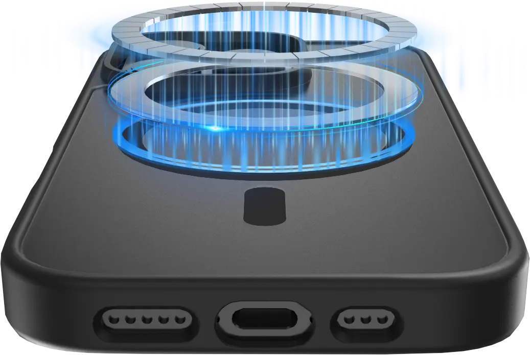 Buddi Frost Apple iPhone 16 Pro Hoesje MagSafe Back Cover Matte Zwart afbeelding 6