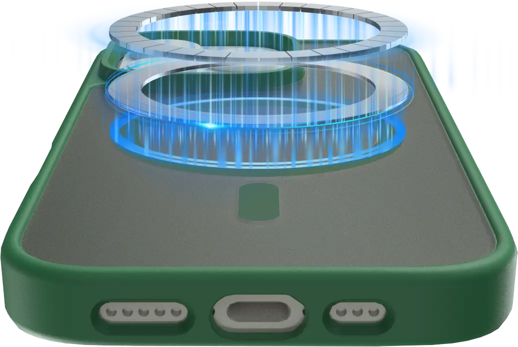 Buddi Frost Apple iPhone 16 Pro Hoesje MagSafe Back Cover Matte Groen afbeelding 6