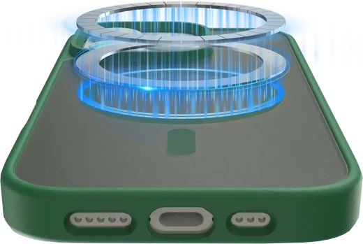 Buddi Frost Apple iPhone 16 Pro Hoesje MagSafe Back Cover Matte Groen afbeelding 6