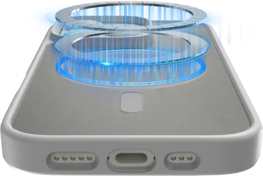 Buddi Frost Apple iPhone 16 Pro Hoesje MagSafe Back Cover Matte Grijs afbeelding 6