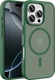 Buddi Frost Apple iPhone 16 Pro Max Hoesje MagSafe Back Cover Matte Groen afbeelding 1