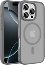 Buddi Frost Apple iPhone 16 Pro Max Hoesje MagSafe Back Cover Matte Grijs