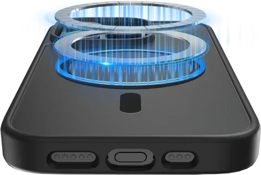 Buddi Frost Apple iPhone 15 Pro Hoesje MagSafe Back Cover Matte Zwart afbeelding 6