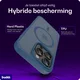 Buddi Frost Apple iPhone 15 Pro Hoesje MagSafe Back Cover Matte Donker Blauw afbeelding 2
