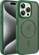 Buddi Frost Apple iPhone 15 Pro Max Hoesje MagSafe Back Cover Matte Groen