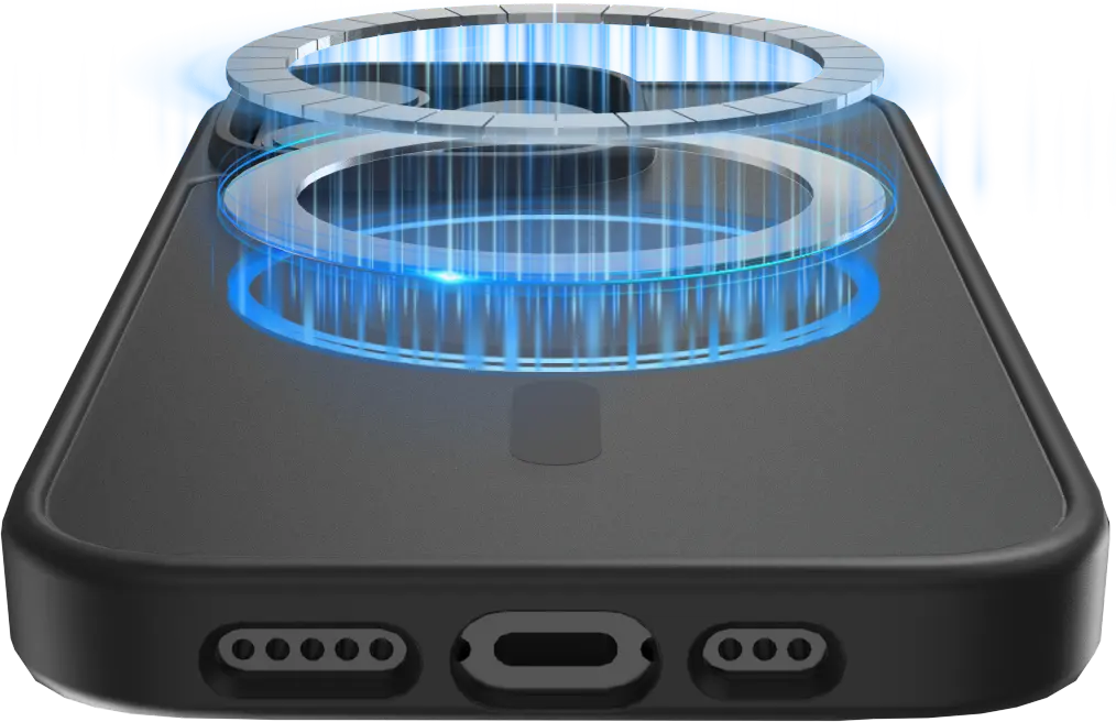 Buddi Frost Apple iPhone 14 Pro Hoesje MagSafe Back Cover Matte Zwart afbeelding 6
