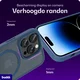Buddi Frost Apple iPhone 14 Pro Max Hoesje MagSafe Back Cover Matte Donker Blauw afbeelding 4
