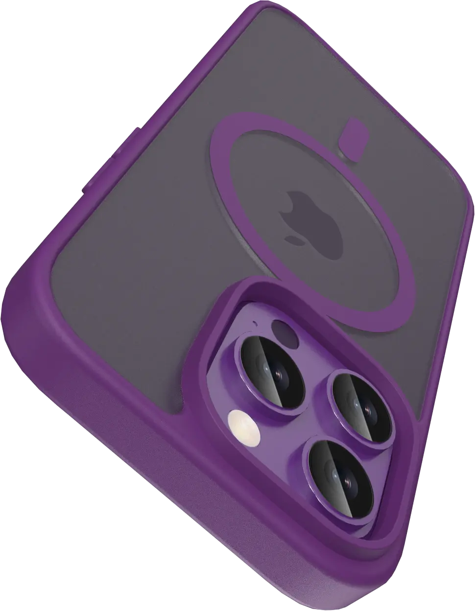 Buddi Frost Apple iPhone 14 Pro Max Hoesje MagSafe Back Cover Matte Paars afbeelding 5