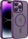 Buddi Frost Apple iPhone 14 Pro Max Hoesje MagSafe Back Cover Matte Paars