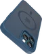 Buddi Frost iPhone 12 / 12 Pro Hoesje MagSafe Back Cover Matte Donker Blauw afbeelding 6