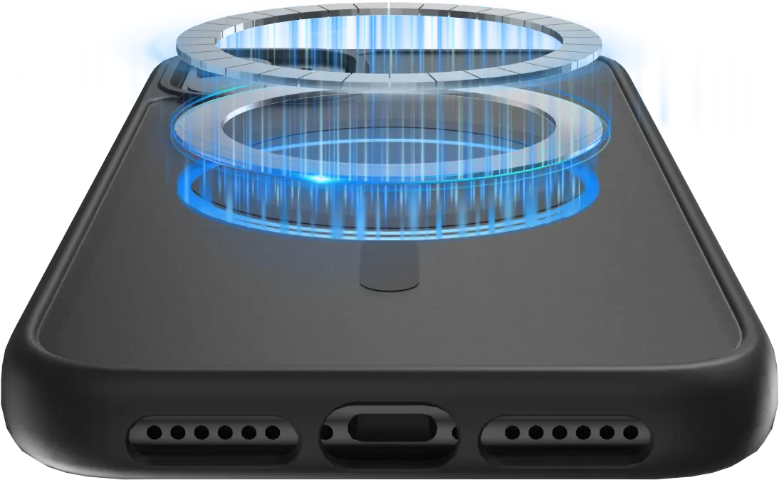Buddi Frost Apple iPhone 11 Hoesje MagSafe Back Cover Matte Zwart afbeelding 5