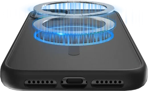 Buddi Frost Apple iPhone 11 Hoesje MagSafe Back Cover Matte Zwart afbeelding 5