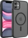 Buddi Frost Apple iPhone 11 Hoesje MagSafe Back Cover Matte Zwart