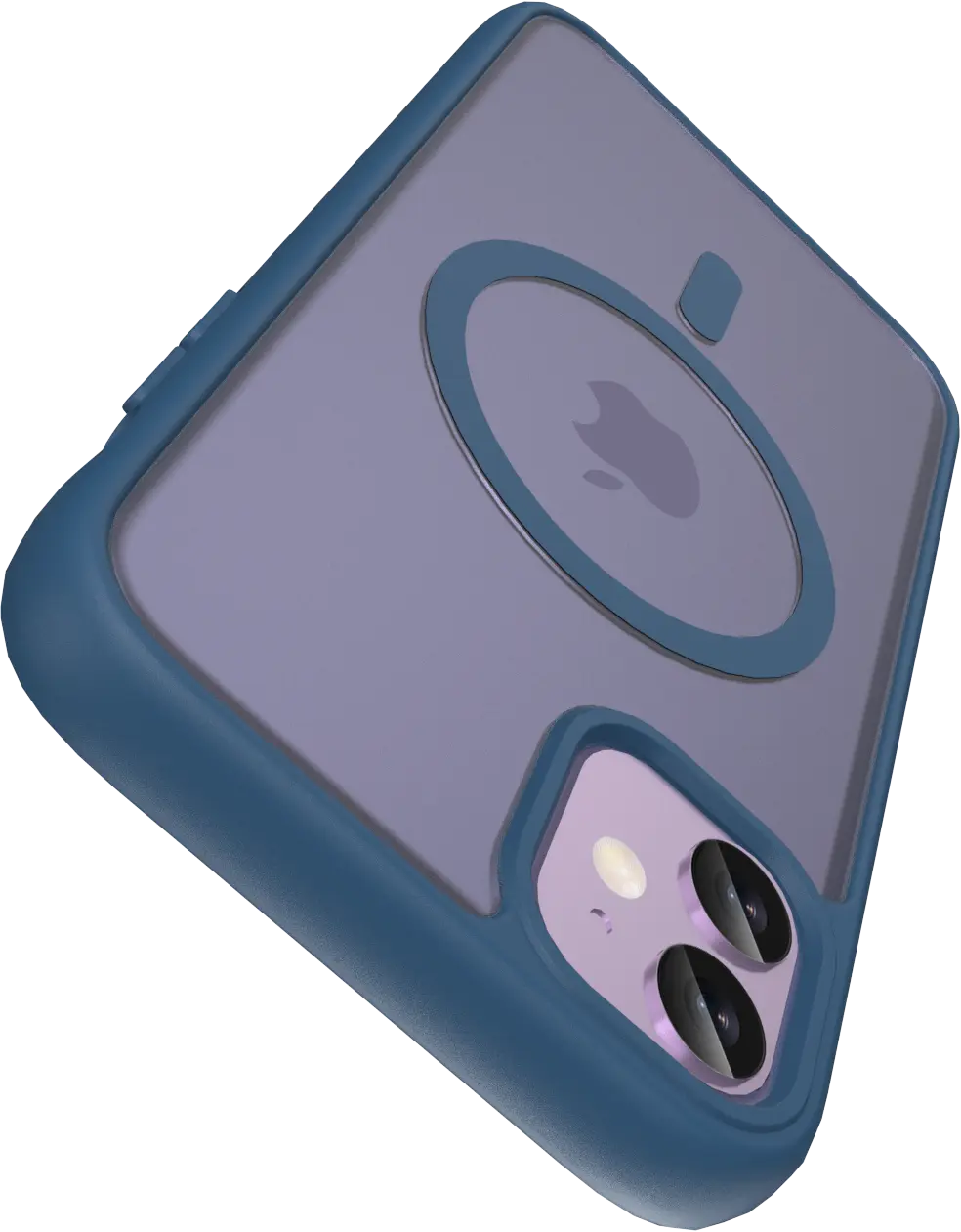 Buddi Frost Apple iPhone 11 Hoesje MagSafe Back Cover Matte Donker Blauw afbeelding 6
