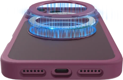 Buddi Frost Apple iPhone 18 Pro Max Hoesje MagSafe Ring Stand Matte Burgundy afbeelding 10