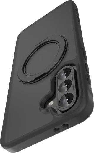 Buddi Frost Samsung Galaxy A37 / A56 / A36 Hoesje MagSafe Ring Stand Matte Zwart afbeelding 11