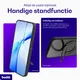 Buddi Frost Samsung Galaxy A17 / A26 / A16 Hoesje MagSafe Ring Stand Matte Zwart afbeelding 3