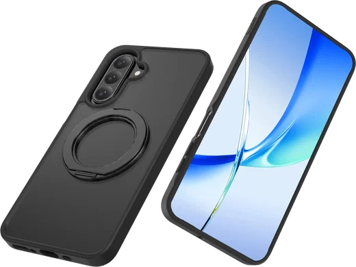 Buddi Frost Samsung Galaxy A17 / A26 / A16 Hoesje MagSafe Ring Stand Matte Zwart afbeelding 12
