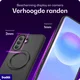 Buddi Frost Samsung Galaxy A17 / A26 / A16 Hoesje MagSafe Ring Stand Matte Zwart afbeelding 5