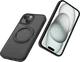 Buddi Frost iPhone 17e/16e/15/14/13 Hoesje MagSafe Ring Stand Matte Zwart afbeelding 7