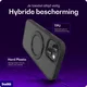 Buddi Frost iPhone 17e/16e/15/14/13 Hoesje MagSafe Ring Stand Matte Zwart afbeelding 3