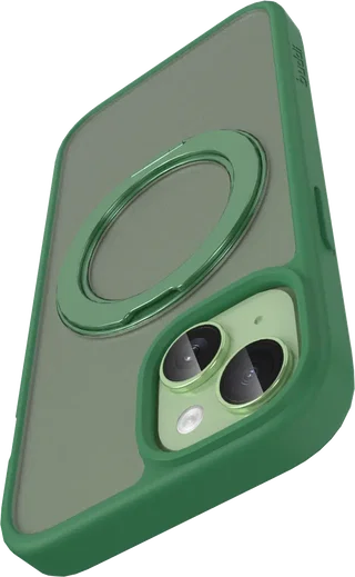 Buddi Frost iPhone 17e/16e/15/14/13 Hoesje MagSafe Ring Stand Matte Groen afbeelding 11