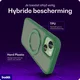 Buddi Frost iPhone 17e/16e/15/14/13 Hoesje MagSafe Ring Stand Matte Groen afbeelding 2