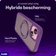 Buddi Frost iPhone 17e/16e/15/14/13 Hoesje MagSafe Ring Stand Matte Paars afbeelding 2