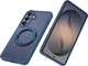 Buddi Frost Samsung Galaxy S26 Hoesje MagSafe Ring Stand Matte Donker Blauw afbeelding 13