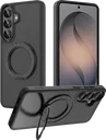 Buddi Frost Samsung Galaxy S26 Plus Hoesje MagSafe Ring Stand Matte Zwart