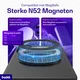 Buddi Frost Samsung Galaxy S26 Plus Hoesje MagSafe Ring Stand Matte Zwart afbeelding 6