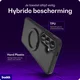Buddi Frost Samsung Galaxy S26 Plus Hoesje MagSafe Ring Stand Matte Zwart afbeelding 4