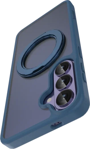 Buddi Frost Samsung Galaxy S26 Plus Hoesje MagSafe Ring Stand Matte Donker Blauw afbeelding 11