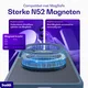Buddi Frost Samsung Galaxy S26 Plus Hoesje MagSafe Ring Stand Matte Donker Blauw afbeelding 6