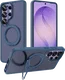 Buddi Frost Samsung S26 Ultra Hoesje MagSafe Ring Stand Matte Donker Blauw afbeelding 1