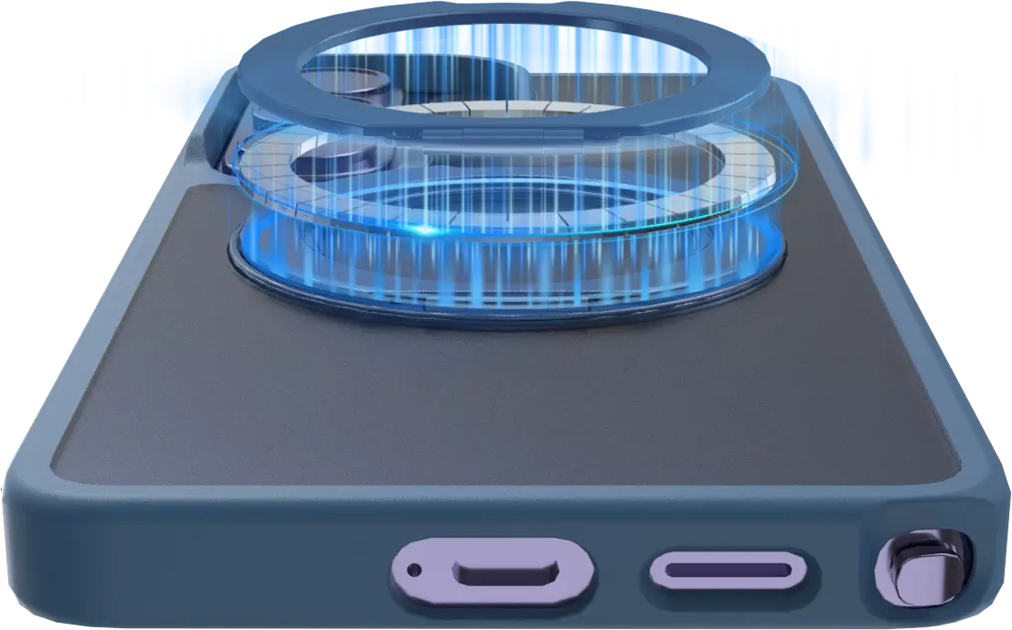 Buddi Frost Samsung S26 Ultra Hoesje MagSafe Ring Stand Matte Donker Blauw afbeelding 8