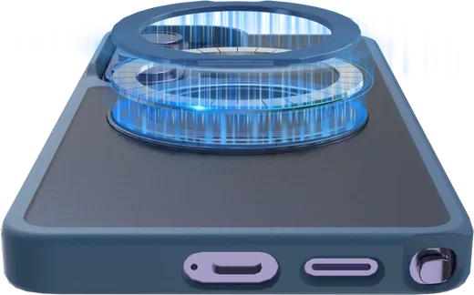 Buddi Frost Samsung S26 Ultra Hoesje MagSafe Ring Stand Matte Donker Blauw afbeelding 8
