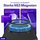 Buddi Frost Apple iPhone 17 Hoesje MagSafe Ring Stand Matte Zwart afbeelding 5
